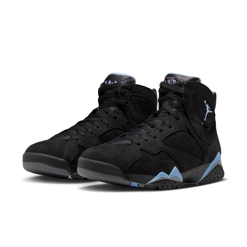 Air Jordan 7 Retro, Negro/Chambray/Gris claro, hi-res