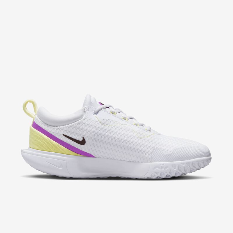 NikeCourt Air Zoom Pro, Blanco/Tinte limón/Tierra/Sueño fucsia, hi-res