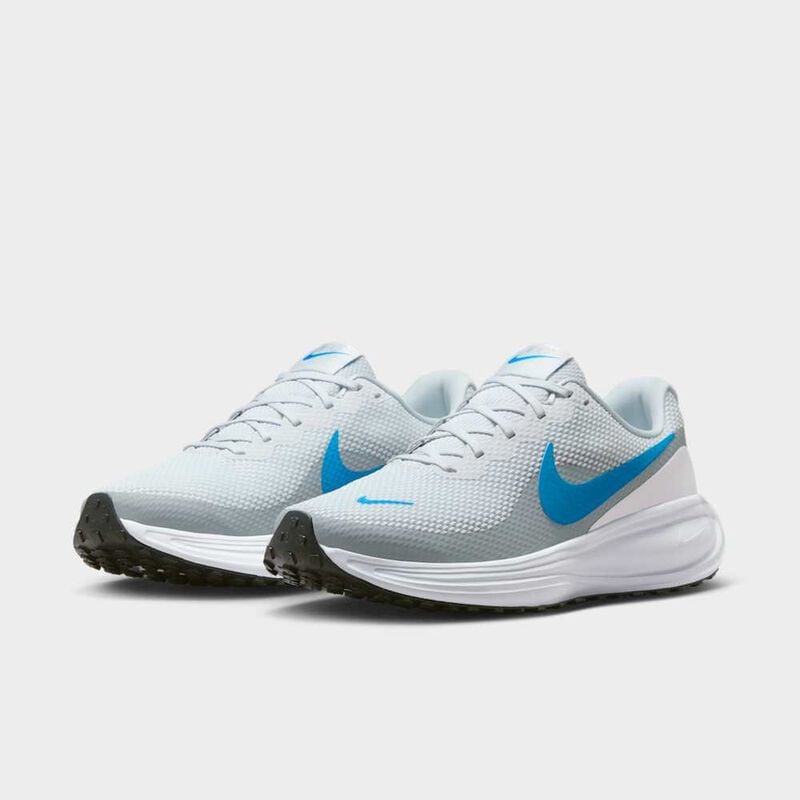 Nike Revolution 8, Platino puro/Gris lobo/Blanco/Azul h&eacute;roe, hi-res