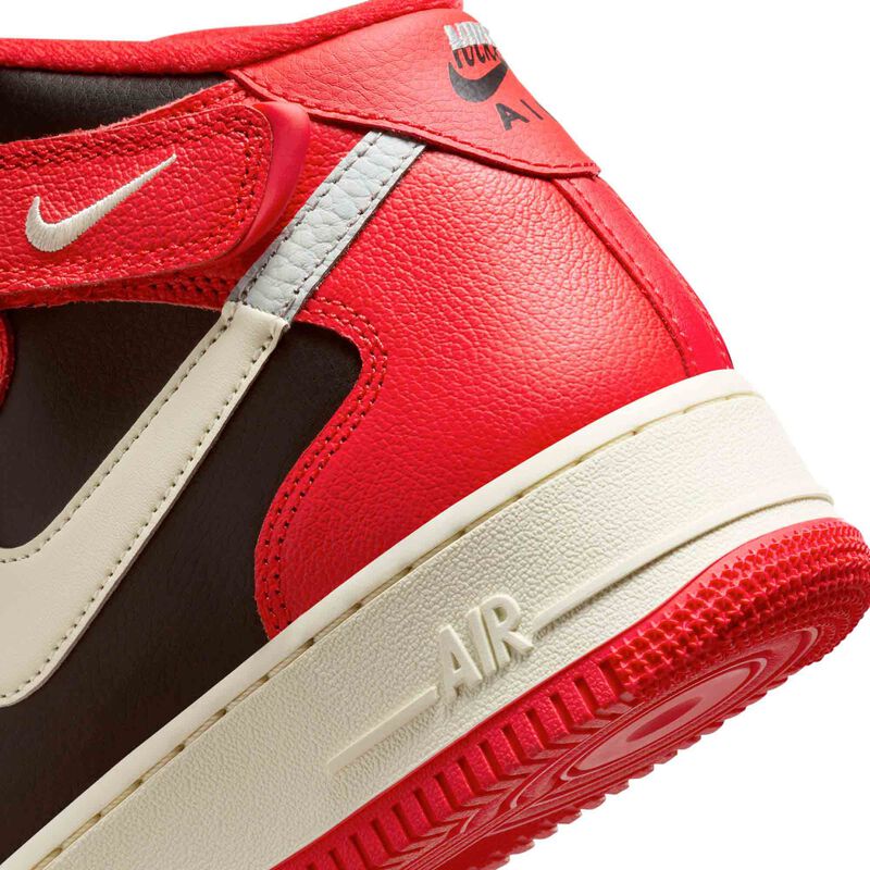 Nike Air Force 1 Mid '07 LV8, Negro/Leche de Coco-Plata Clara, hi-res