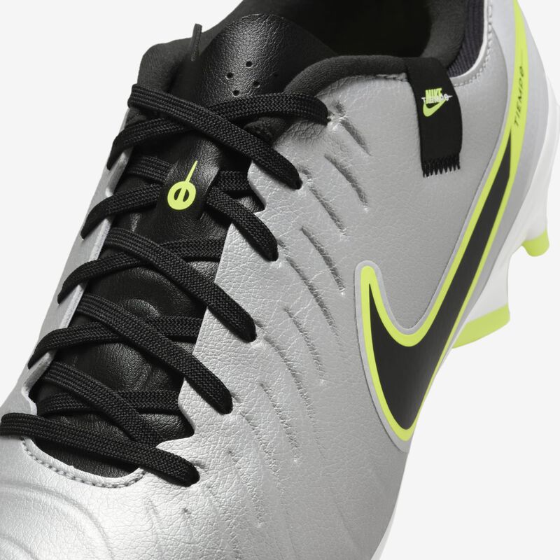 Nike Tiempo Legend 10 Academy, Plata Metalizada/Negro-Voltio, hi-res
