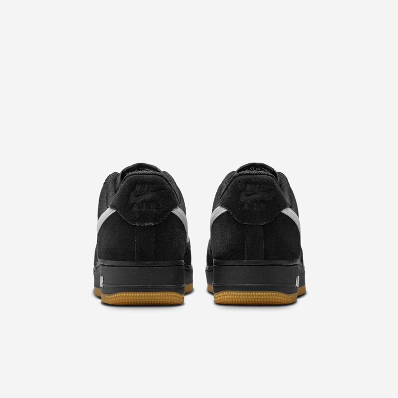 Nike Air Force 1 '07 LV8, Negro/Goma Marrón Claro/Blanco, hi-res