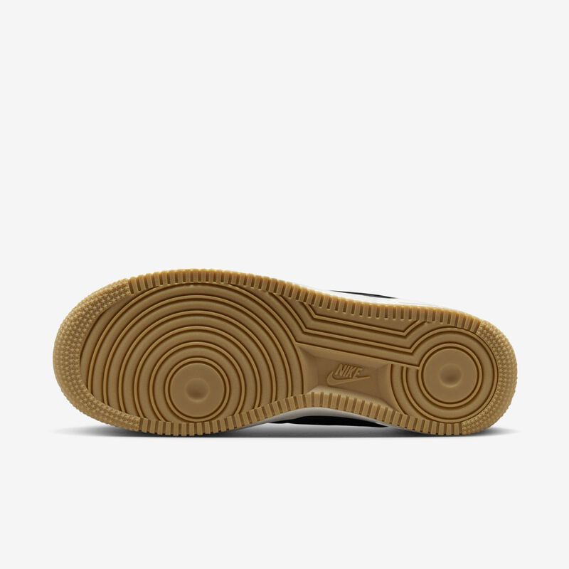 Nike Air Force 1 '07 LX, Negro/Negro-Sail-Goma Marrón Claro, hi-res