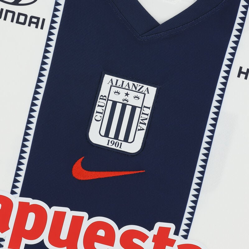 Nike Camiseta Hombre Alianza Lima 2026 Visitante, Blanco/ Azul Marino/ Rojo, hi-res