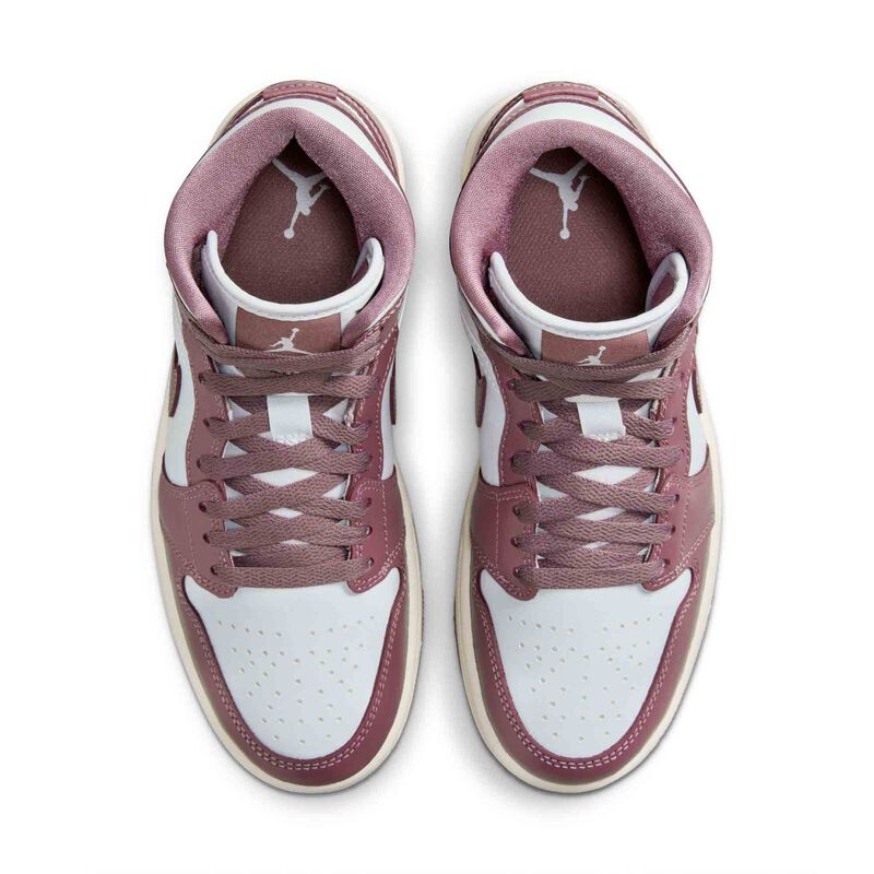 Air Jordan 1 Mid, Platino puro/Vela/Sky J Malva, hi-res