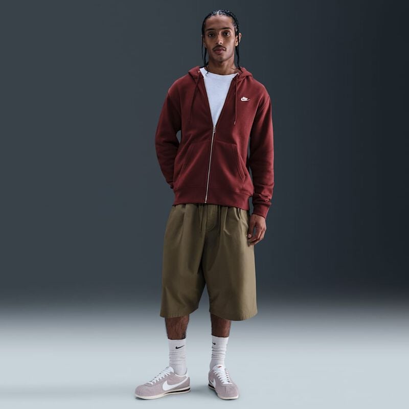 Nike Club, Rojo team oscuro/Rojo team oscuro/Blanco, hi-res