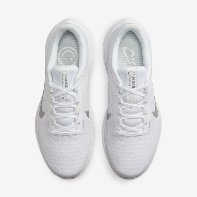 Nike Winflo 10, Blanco/Plata Metálica-Platino Puro, hi-res