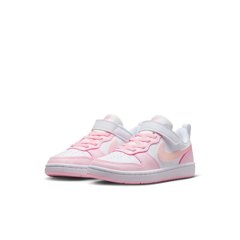 Nike Court Borough Low Recraft, Blanco/Espuma rosa, hi-res