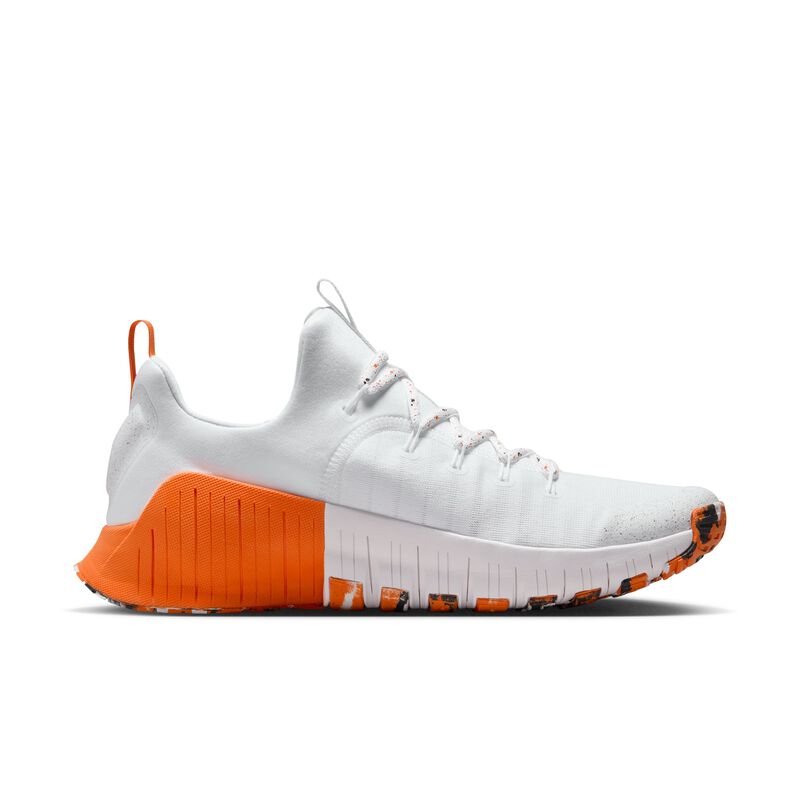 Nike Free Metcon 6, Blanco/Naranja seguridad/Negro, hi-res