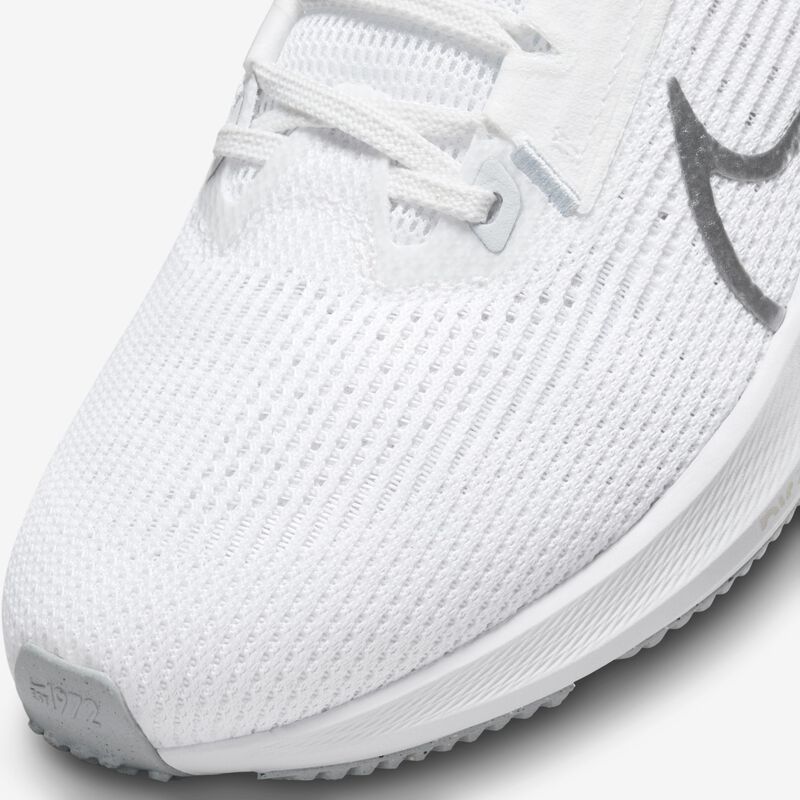 Nike Pegasus 40, Blanco/Platino puro/Plata metalizado, hi-res