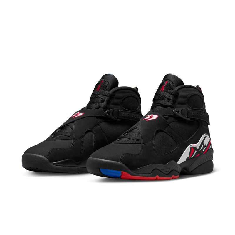 Air Jordan 8 Retro, Negro/Rojo/Blanco, hi-res