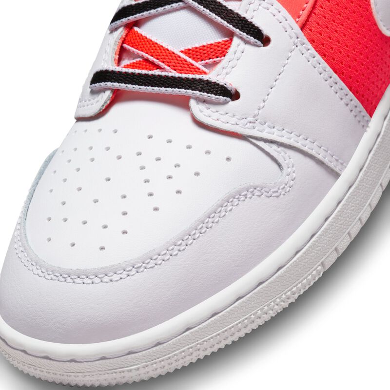 Air Jordan 1 Mid SE, Negro/Infrared 23/Blanco, hi-res