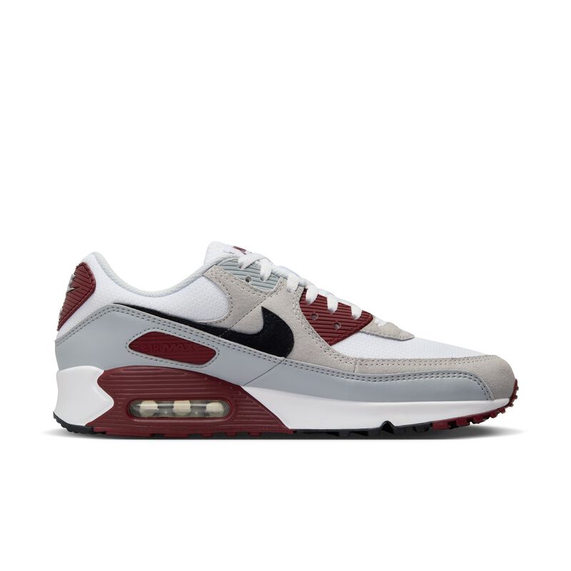 Nike Air Max 90, Blanco/Rojo Team Oscuro/Platino Puro/Negro, hi-res
