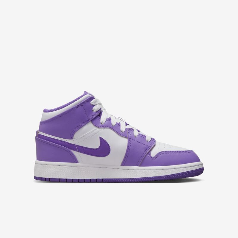 Air Jordan 1 Mid, Veneno púrpura/Blanco, hi-res