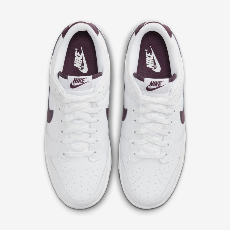 Nike Dunk Low Retro, Blanco/Blanco/Noche Granate, hi-res