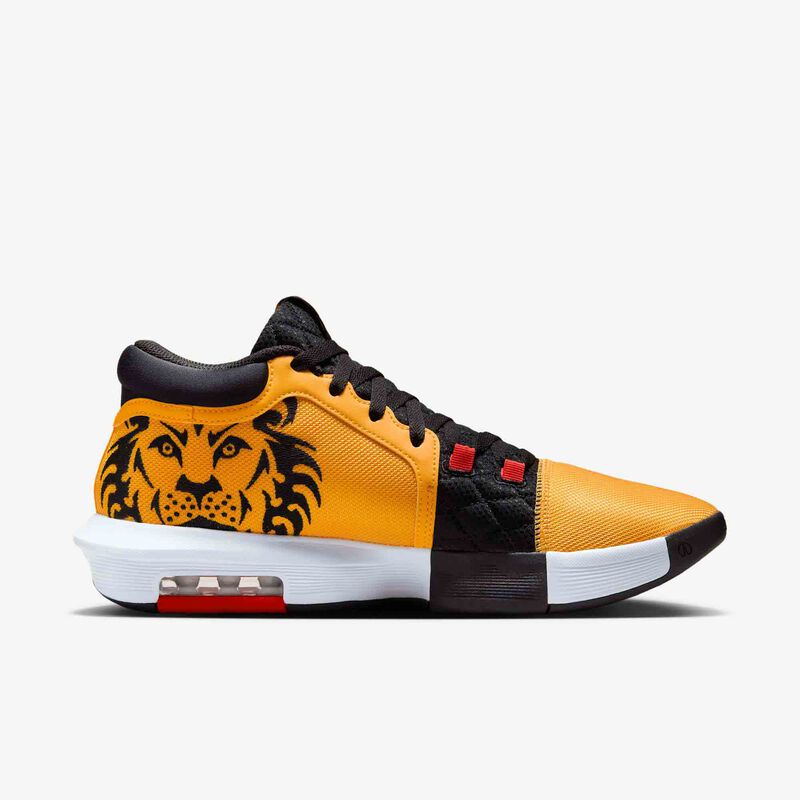 LeBron Witness VIII, Oro Universitario/Carmesí Claro/Blanco/Negro, hi-res