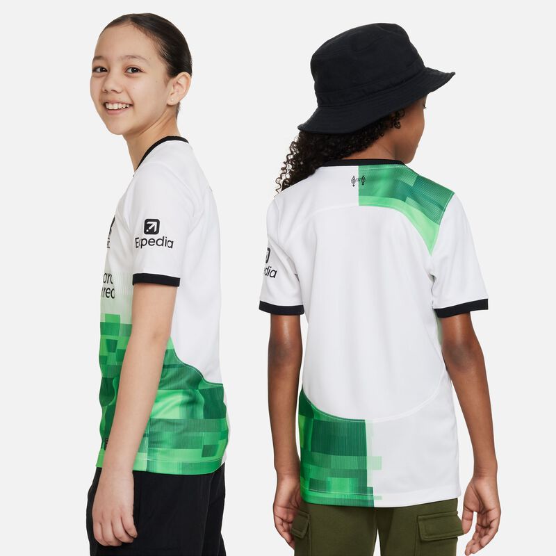 Liverpool FC visitante 2023/24 Stadium, Blanco/Chispa verde/Negro, hi-res