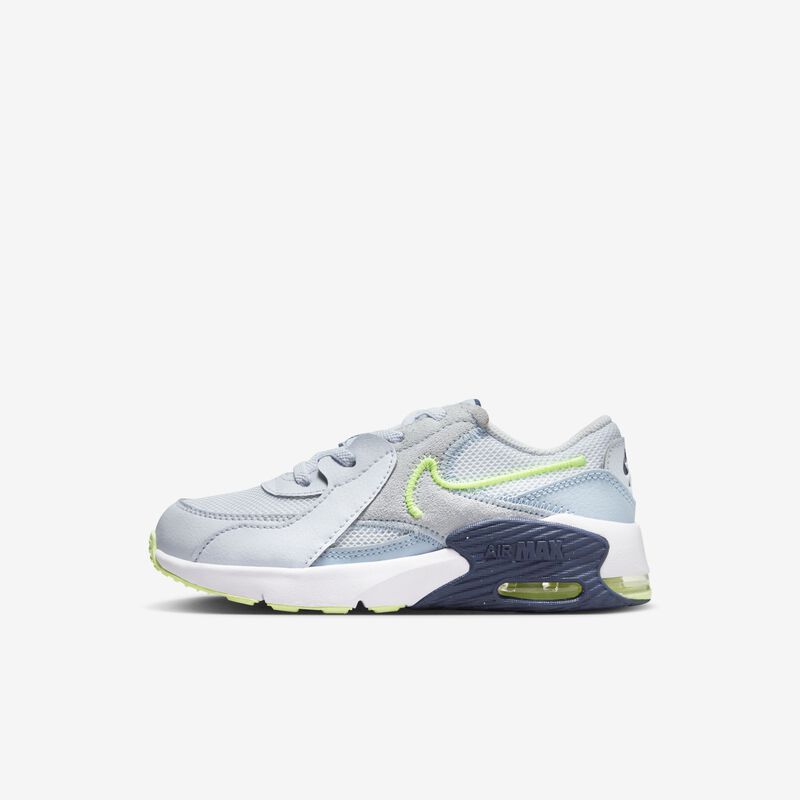 Nike Air Max Excee, Gris Fútbol/Azul Armería Claro/Marino Noche/Medio Volt, hi-res