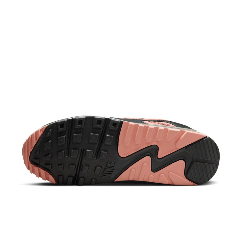 Nike Air Max 90, Blanco Cumbre/Piedra de Hierro/Negro/Polvo de estrellas rojo, hi-res