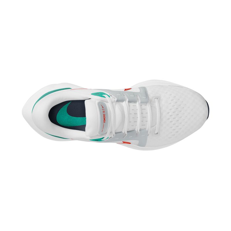 Nike Air Zoom Vomero 16, Blanco/Jade transparente/Obsidiana/Rojo picante, hi-res