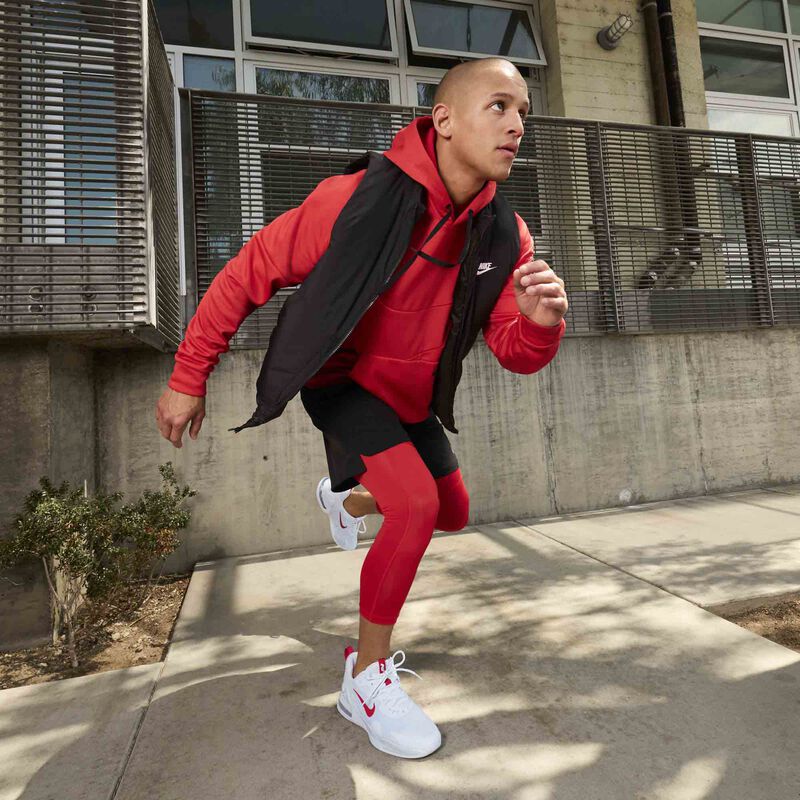 Nike Air Max Alpha Trainer 5, Fútbol Gris/Platino puro/Blanco/Rojo Universidad, hi-res