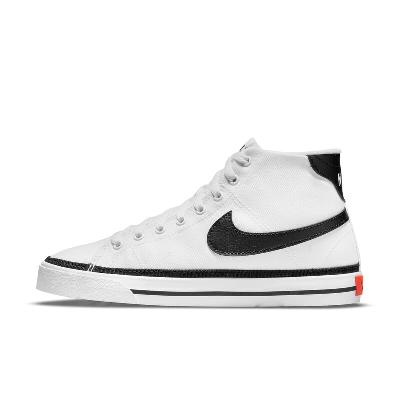 Nike Court Legacy Canvas Mid, Blanco/Naranja team/Negro, hi-res
