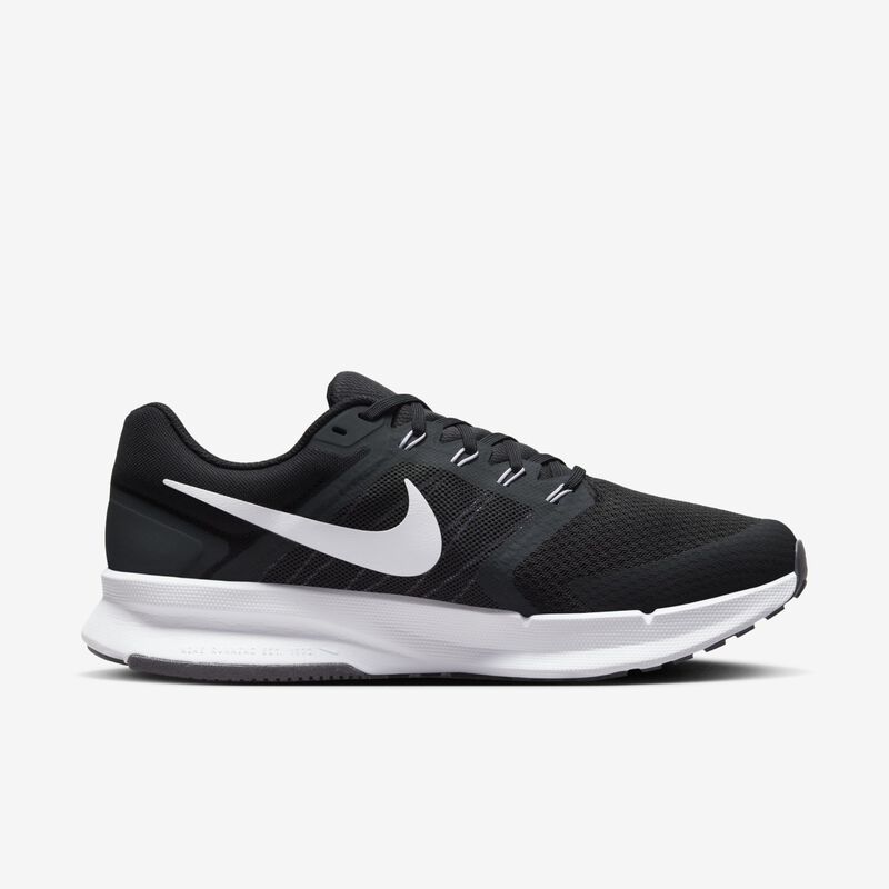Nike Run Swift 3, Negro/Blanco-DK Gris Humo, hi-res