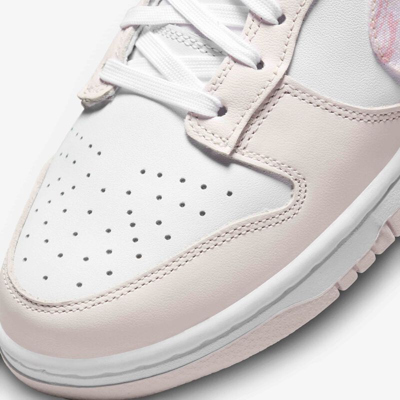 Nike Dunk Low, Blanco/Rosa suave medio/Rosa perla, hi-res