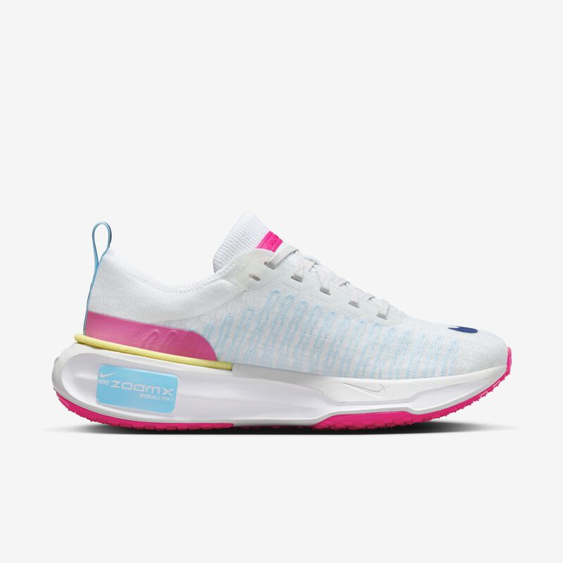Nike Invincible 3, Blanco/Polvo Fosforito/Rosa Feroz/Azul Real Profundo, hi-res
