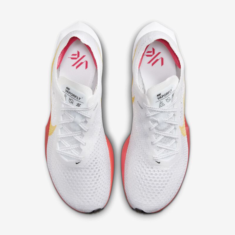 Nike Vaporfly 3, Blanco/Coral marino/Platino puro/Oro topacio, hi-res