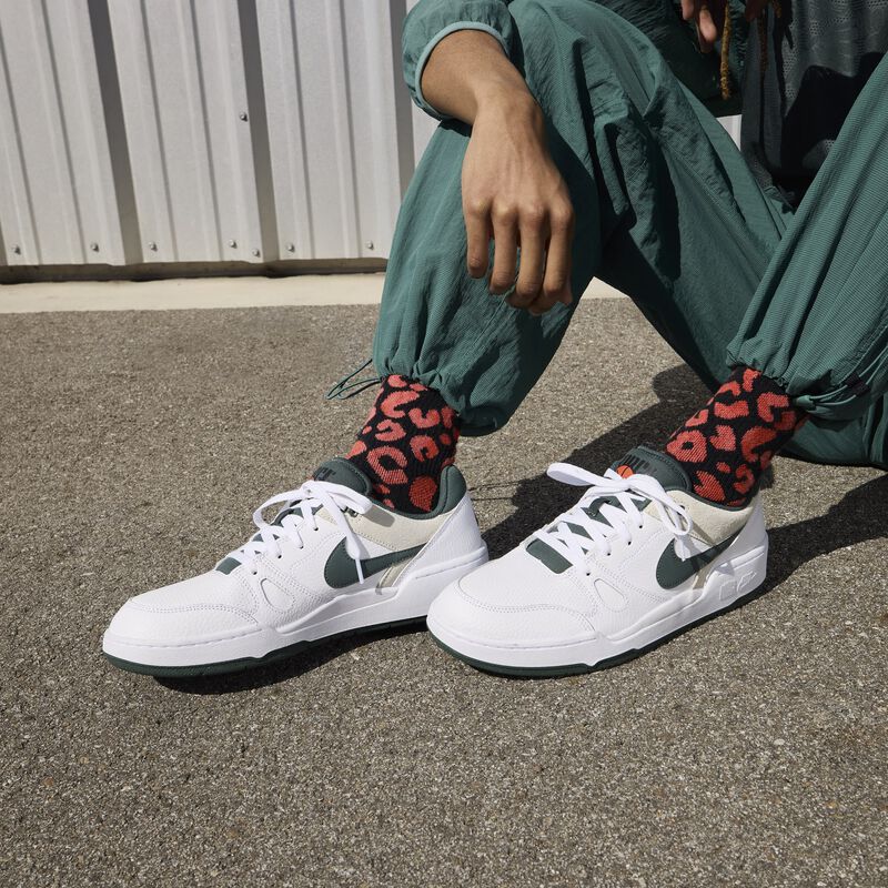 Nike Full Force Low, Blanco/Vintage Verde-Vidrio Mar, hi-res