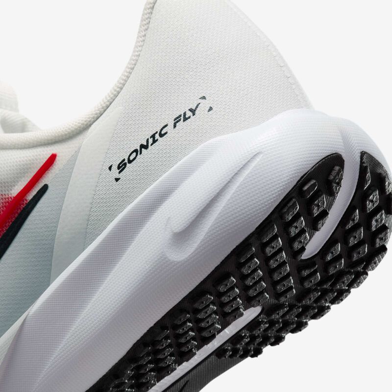 Nike Sonic Fly, Blanco Cumbre/Rojo Universitario/Platino Puro/Blanco, hi-res