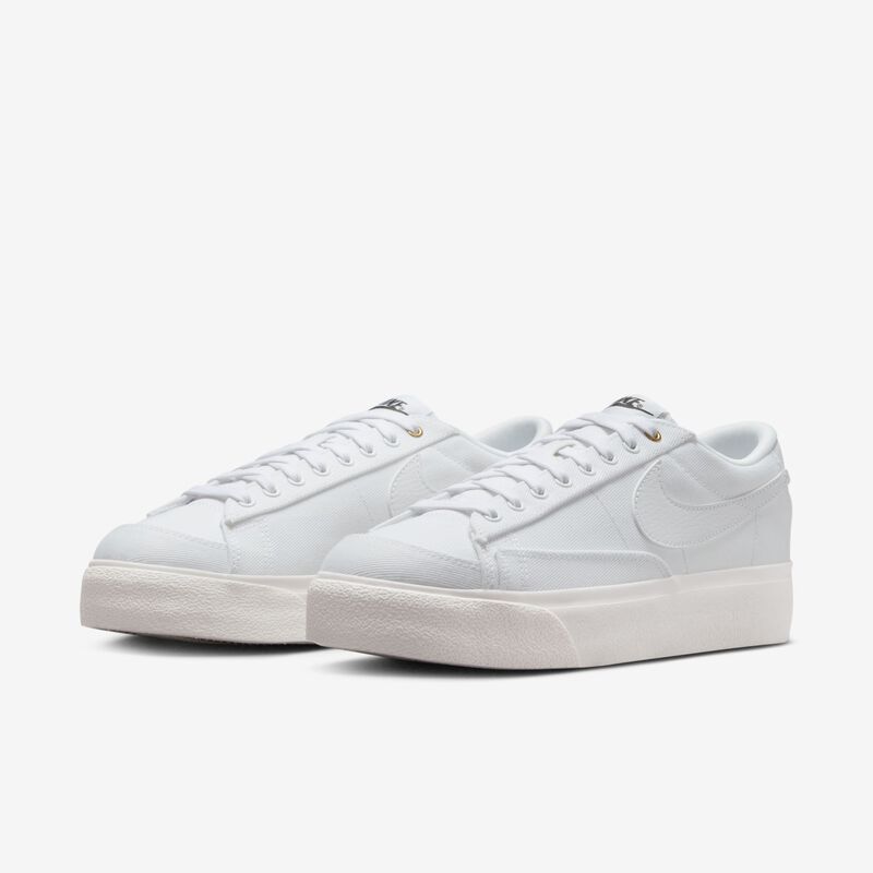 Nike Blazer Low Platform Canvas, Blanco/Sail/Negro/Blanco, hi-res