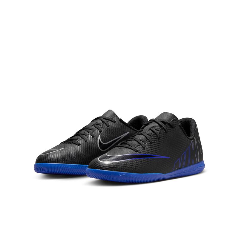 Nike Jr. Mercurial Vapor 15 Club, Negro/Hiperreal/Cromo, hi-res