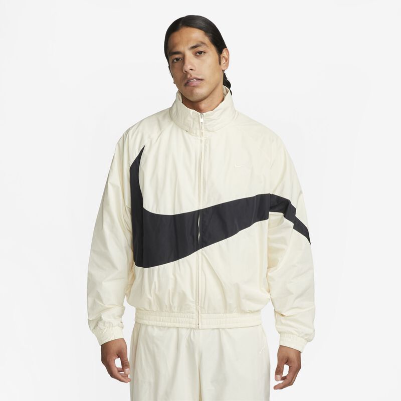 Nike Swoosh, Leche de coco/Negro/Leche de coco, hi-res