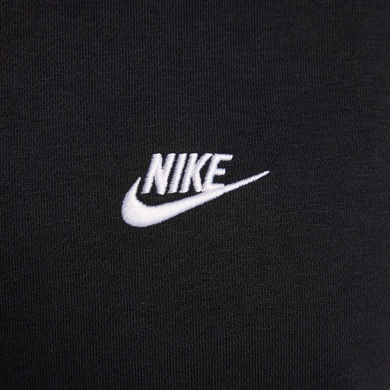 Nike Club, Negro/Negro/Blanco, hi-res