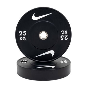 Nike Rubber Bumper Plates, Negro / Blanco, hi-res