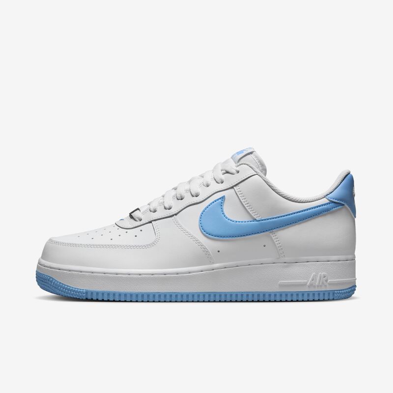 Nike Air Force 1 '07, Blanco/Acuario Azul-Blanco, hi-res