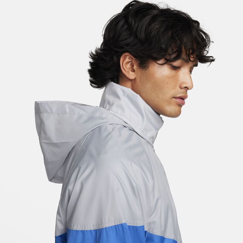 Nike Sportswear Windrunner, Gris lobo/Azul estrella/Blanco, hi-res