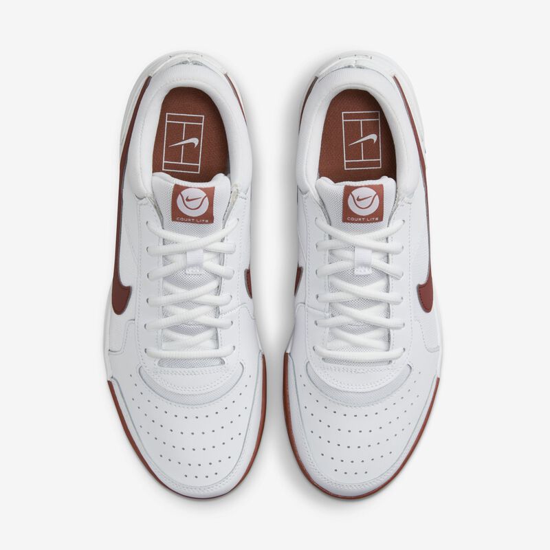 NikeCourt Air Zoom Lite 3, Blanco/Cedro/Rojo team, hi-res