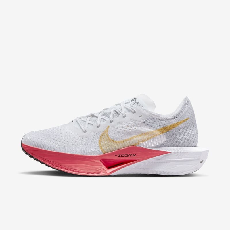 Nike Vaporfly 3, Blanco/Coral marino/Platino puro/Oro topacio, hi-res