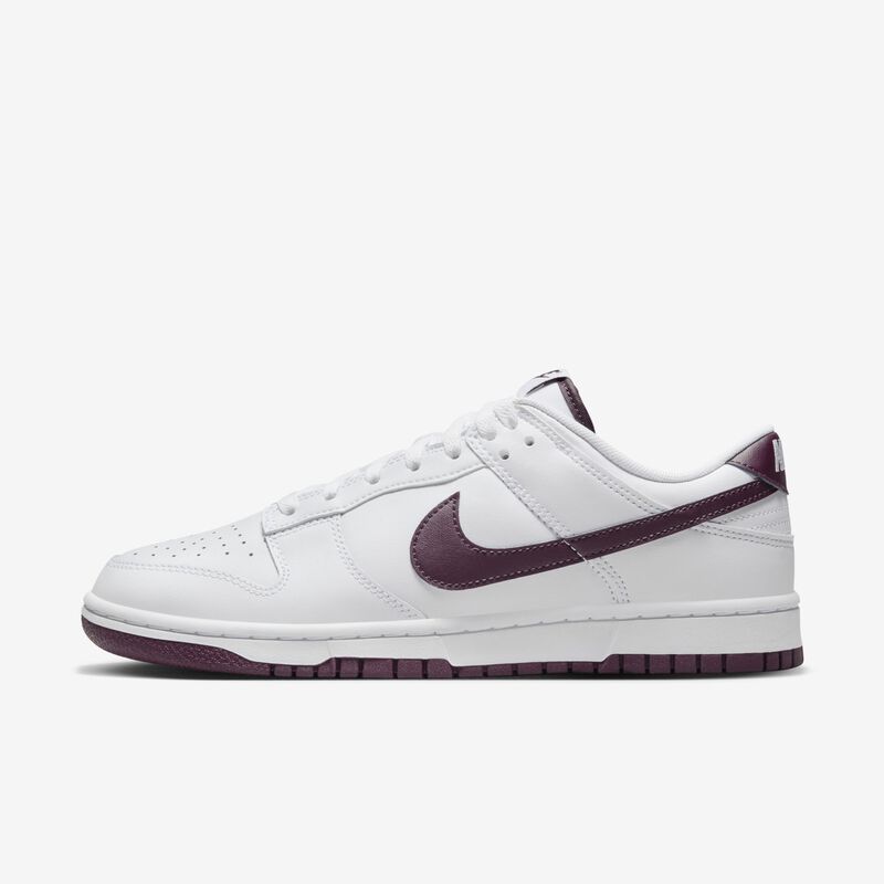 Nike Dunk Low Retro, Blanco/Blanco/Noche Granate, hi-res