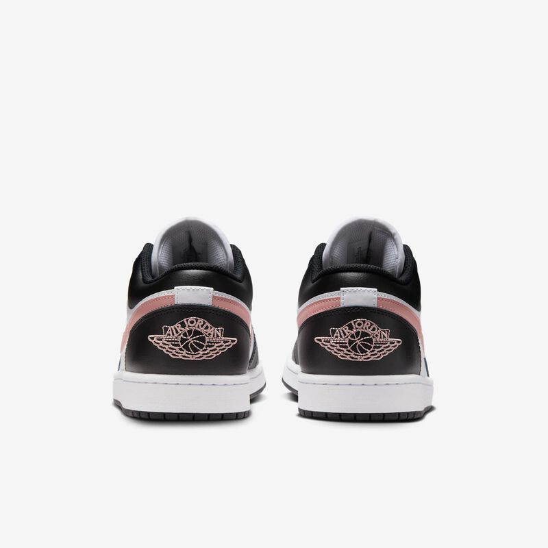 Air Jordan 1 Low, Blanco/Negro/Rosa Óxido, hi-res