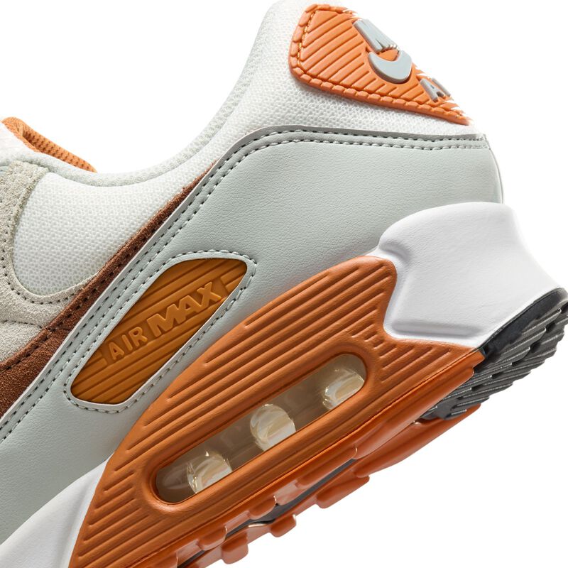 Nike Air Max 90, Blanco Cumbre/Monarca/Piedra Pómez Claro/Tostado Británico Claro, hi-res