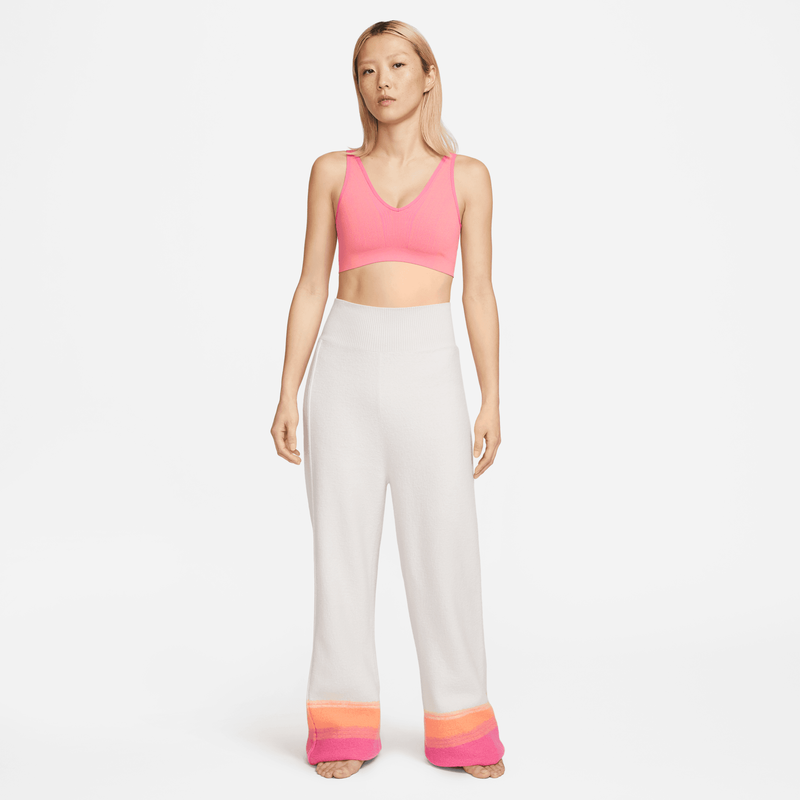 Nike Yoga Dri-FIT Indy sin costuras, ROJO, hi-res