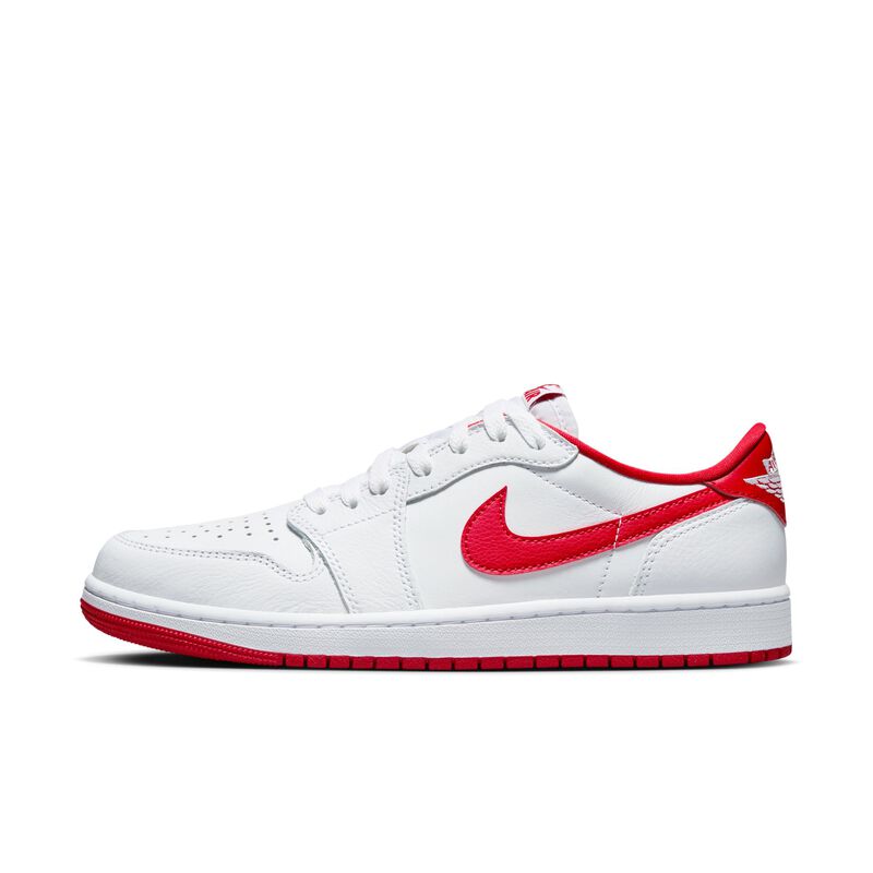 Air Jordan 1 Low OG "White/Red", Blanco/Rojo Universitario-Blanco, hi-res