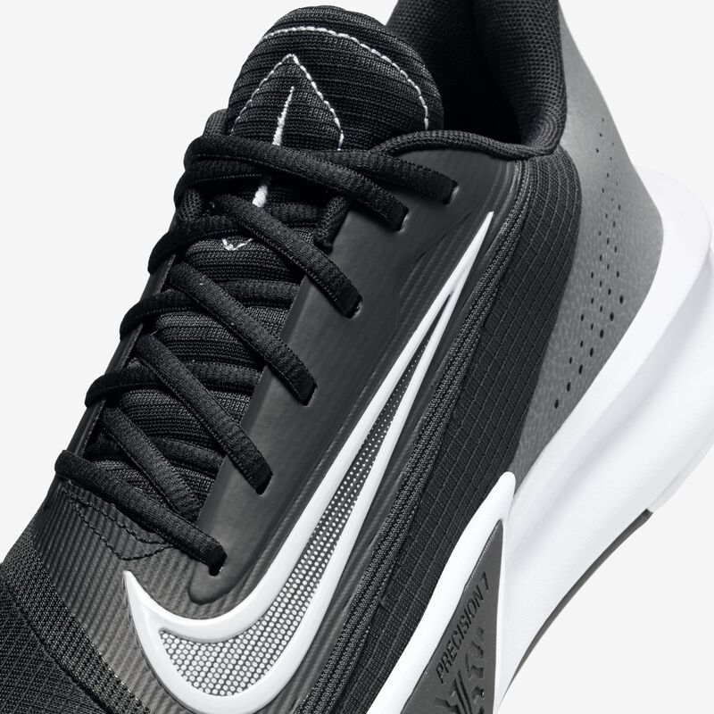 Nike Precision 7, Negro/Blanco-Gris Hierro-Gris Humo, hi-res