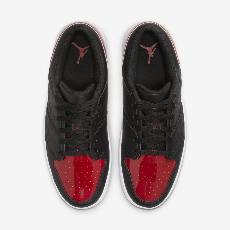 Jordan Nu Retro 1 Low, Negro/Blanco/Rojo universitario, hi-res