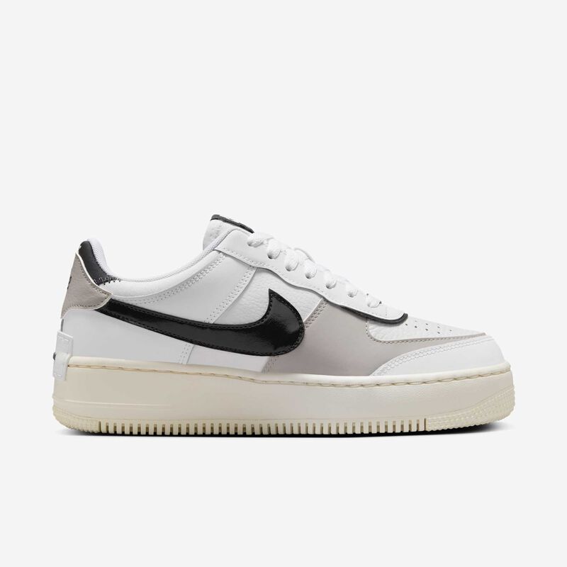 Nike Air Force 1 Shadow, Blanco/Gris Universitario/Tinte Platino/Sombrío Apagado, hi-res