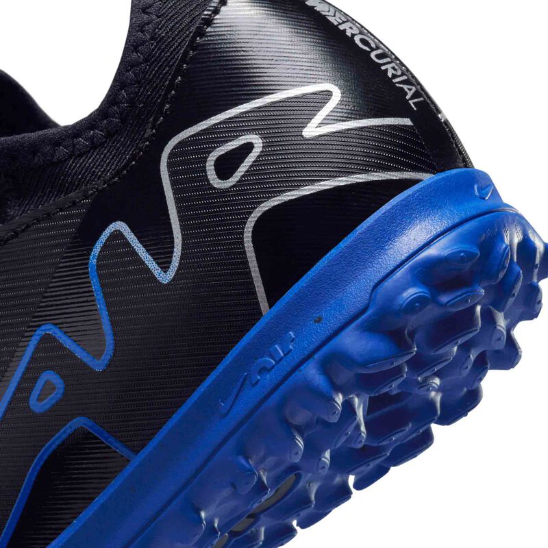 Nike Jr. Zoom Mercurial Vapor 15 Academy TF, Negro/Hiperroyal/Cromo, hi-res